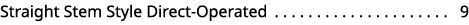 Straight Stem Style Direct Operated 9 