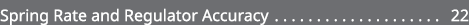 Spring Rate and Regulator Accuracy 22 
