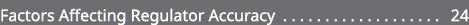 Factors Affecting Regulator Accuracy 24 