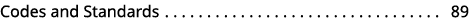 Codes and Standards 89 