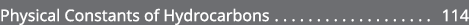 Physical Constants of Hydrocarbons 114 