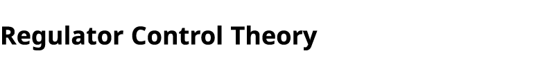 Regulator Control Theory 