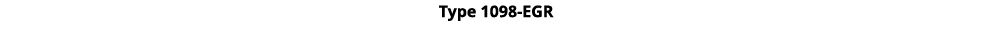 Type 1098 EGR