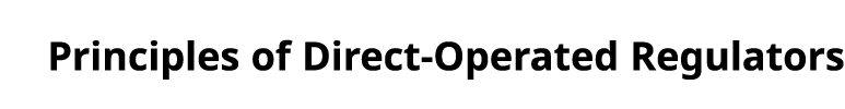 Principles of Direct Operated Regulators 