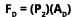 Fd = (p2)(Ad)