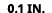 0.1 in.
