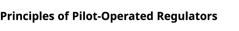 Principles of Pilot Operated Regulators 