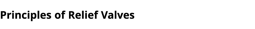Principles of Relief Valves 