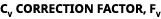 CV CORRECTION FACTOR, FV