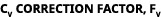 CV CORRECTION FACTOR, FV