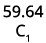 59.64 C1