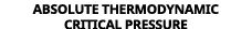absolute thermodynamic critical pressure