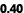 0.40