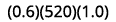 (0.6)(520)(1.0)