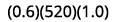 (0.6)(520)(1.0)