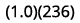 (1.0)(236)