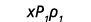 xP1ρ1