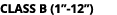 CLASS B (1” 12”)