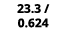 23.3 / 0.624