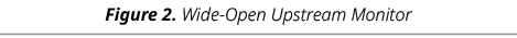 Figure 2. Wide Open Upstream Monitor