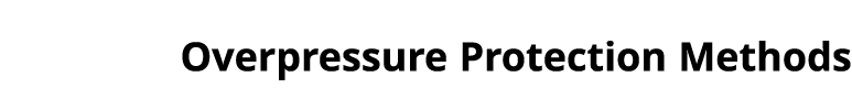 Overpressure Protection Methods 