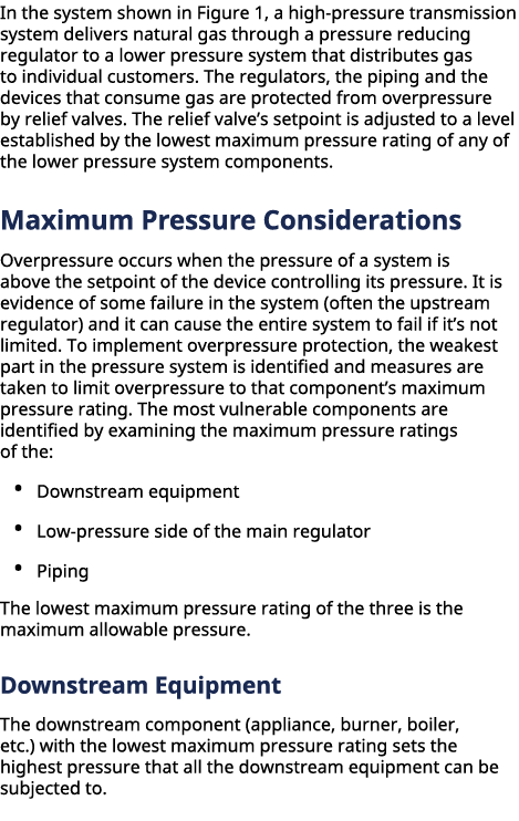 In the system shown in Figure 1, a high pressure transmission system delivers natural gas through a pressure reducing...
