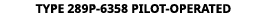 Type 289P 6358 Pilot Operated