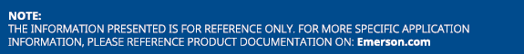Note: The information presented is for reference only. For more specific application information, please reference pr...